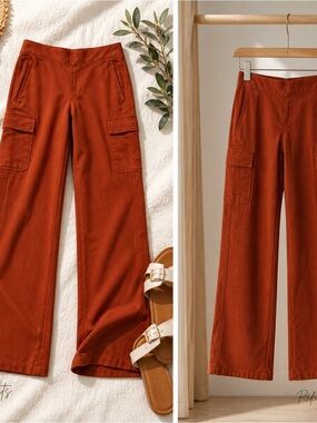 Duluth Trading NOGA Classic Straight Leg NWOT Size M Rust Performance Comfort